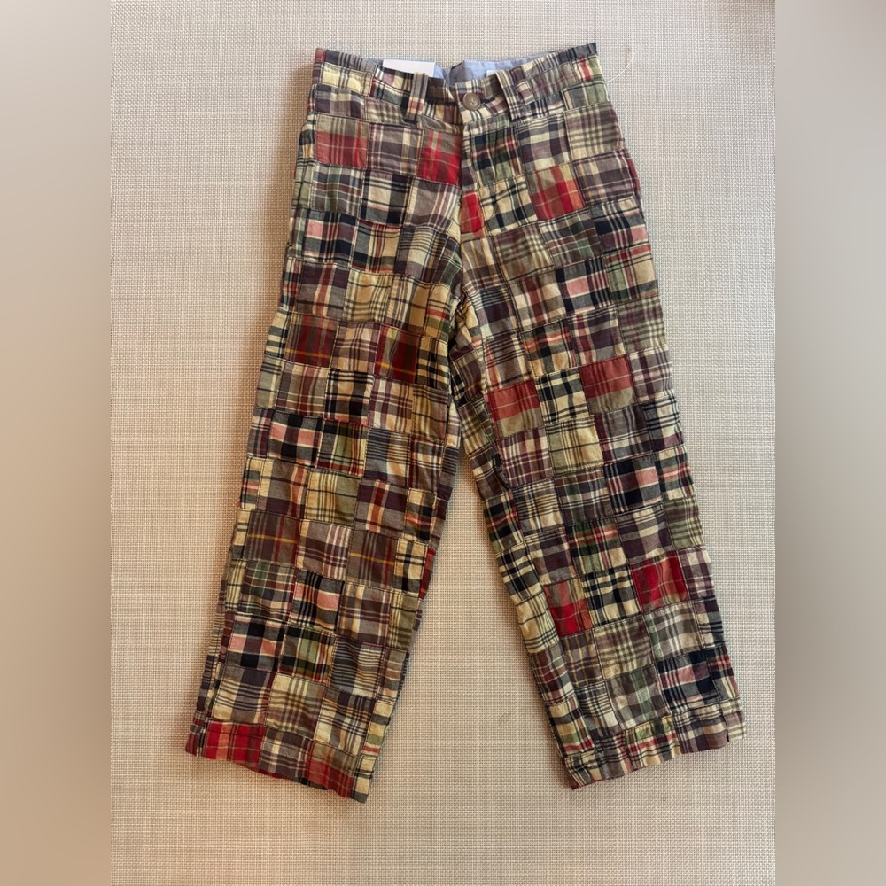 NWT Jcrew Crewcuts Madras Pants Size 5 Spring 2007